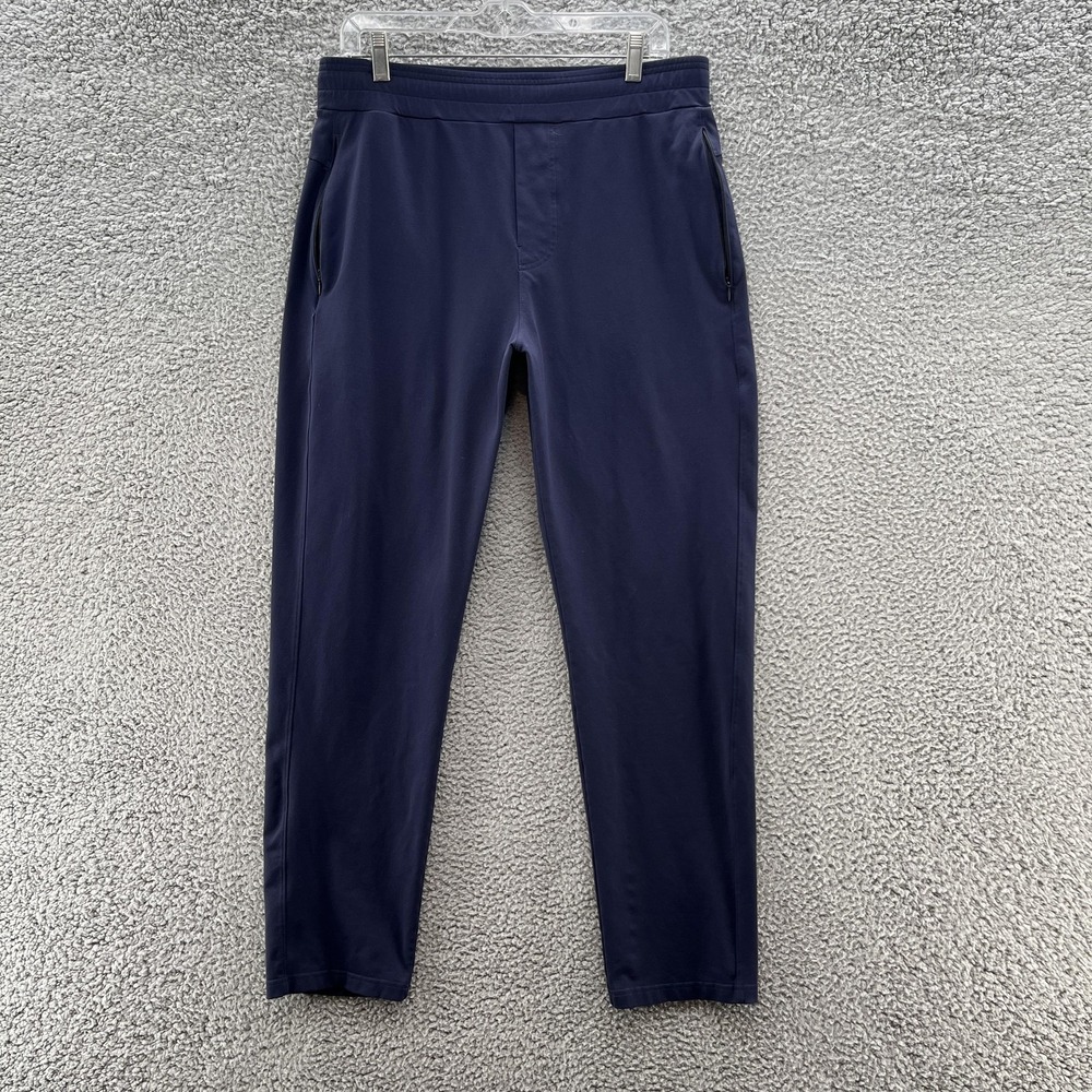 Public Rec‎ Pants Mens 34x30 Navy Drawstring Athletic Pull On Travel Sweatpants